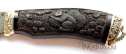 Нож "Берто"  резной (дамасская сталь)   - IMG_2179.JPG