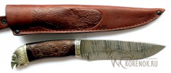 Нож  "Беркут"  (дамасская сталь, венге, резной) вариант 2 - IMG_33092c.JPG