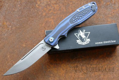 Нож Steelclaw 5074-2 blue &quot;Джин&quot;    



Общая длина мм::
236


Длина клинка мм::
102


Ширина клинка мм::
23


Толщина клинка мм::
3.0




 