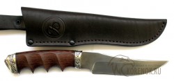 Нож Егерь (литой булат, венге, мельхиор)  вариант 2 - IMG_1712za.JPG