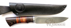 Нож Соболь (дамасская сталь, венге, кожа) вариант 2 - IMG_7880.JPG