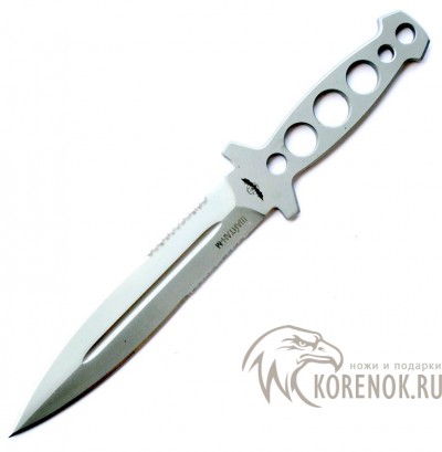 Боевой нож Шайтан-м 


Общая длина мм::
293


Длина клинка мм::
168


Ширина клинка мм::
32


Толщина клинка мм::
5.3


