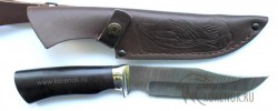 Нож Фрегат (дамасская сталь, черный граб, мельхиор)   - 5-1g3.jpg