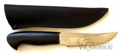 Нож Барс (сталь 95х18, черный граб)   - Нож Барс (сталь 95х18, черный граб)  