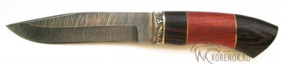 Нож &quot;ПН-10&quot; (дамасская сталь)   вариант 3 Общая длина ножа : 262 ммДлина клинка : 142 мм
Ширина клинка: 30 ммТолщина обуха : 3.7 мм