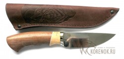Нож "Витязь" (сталь 95х18, стабилизированная карельская береза, венге)  - Нож "Витязь" (сталь 95х18, стабилизированная карельская береза, венге) 