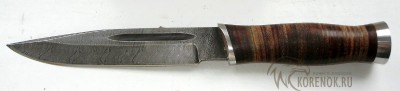 Нож Казак-1 (дамасская сталь) Общая длина mm : 280±10Длина клинка mm : 160±10Макс. ширина клинка mm : 29±5Макс. толщина клинка mm : 5,0±1,0