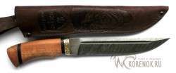 Нож Пластун (дамасская сталь, сапеле) - IMG_0929hb.JPG