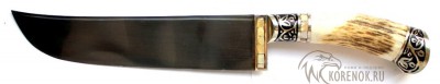 Нож Собир-8-9 Общая длина mm : 320
Длина клинка mm : 188Макс. ширина клинка mm : 42Макс. толщина клинка mm : 4.2