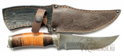 Нож "Восток" (дамасская сталь, венге, наборная кожа)   - IMG_9378.JPG