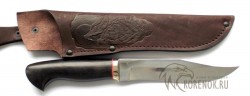 Нож Скорпион (сталь 95х18, черный граб)  - Нож Скорпион (сталь 95х18, черный граб) 