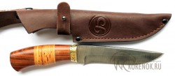 Нож  "Таежный-2"  (дамасская сталь, наборная береста,палисандр)  - IMG_0080.JPG