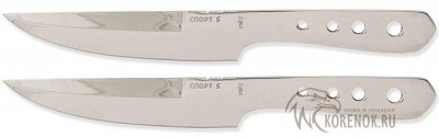 Нож метательный Pirat 0831(set) набор 2 штуки   Общая длина mm : 235Длина клинка mm : 130Макс. ширина клинка mm : 27Макс. толщина клинка mm : 4.5