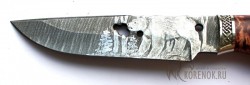 Нож "Медведь" (дамасская сталь, стабилизированная карельская береза, вырубка)  - IMG_7746n5.JPG