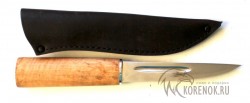 Нож "Якутский" (сталь 95х18, орех)  - Нож "Якутский" (сталь 95х18, орех) 