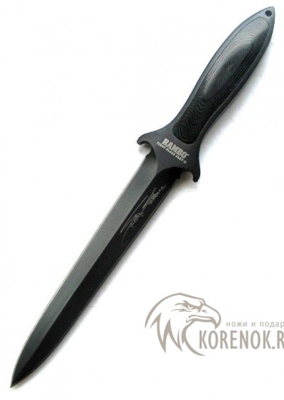 Нож Rambo II Boot Knife Длина общая: 272 мм Длина клинка: 155 мм Толщина клинка: 8 мм 