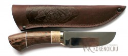 Нож "Тайга" (сталь 95х18, карельская береза, венге) - Нож "Тайга" (сталь 95х18, карельская береза, венге)